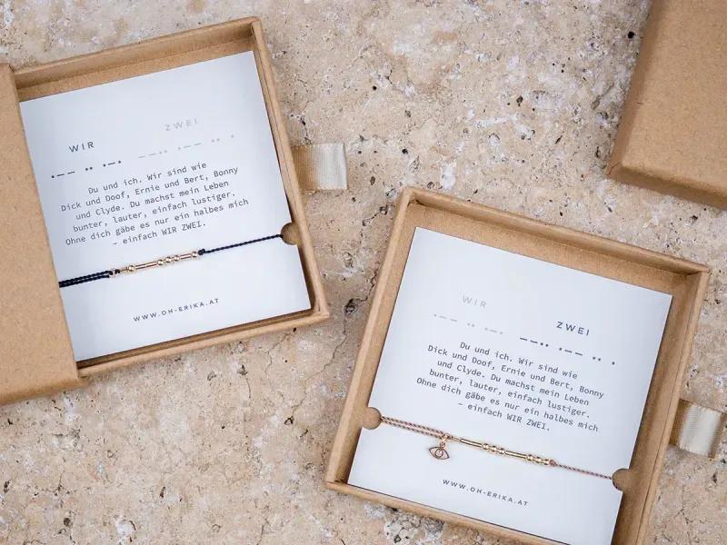 Morsecode Armbänder "Wir Zwei" • OH ERIKA
